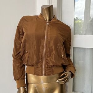Brand New Stylish Brown Bomber Jacket for Women!
